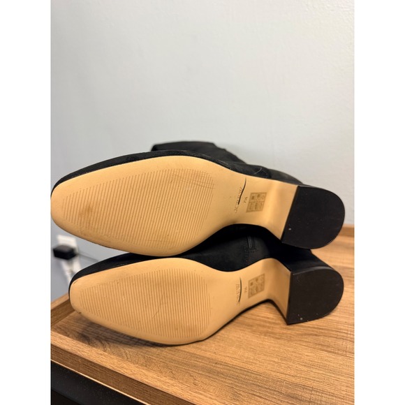 J.Crew Knee-high heeled boots Black 7.5 - Picture 5 of 8